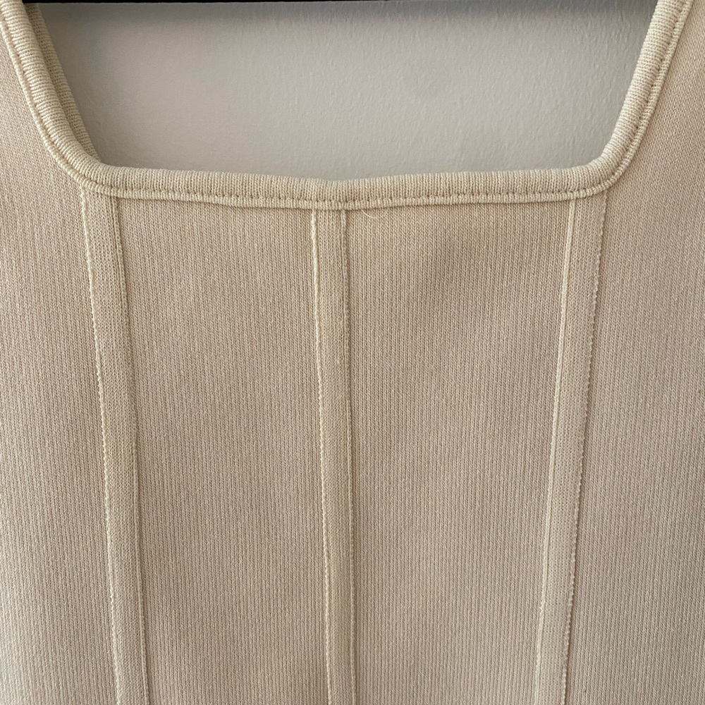 Zara corset style top in cream, size small - Picture 4 of 4
